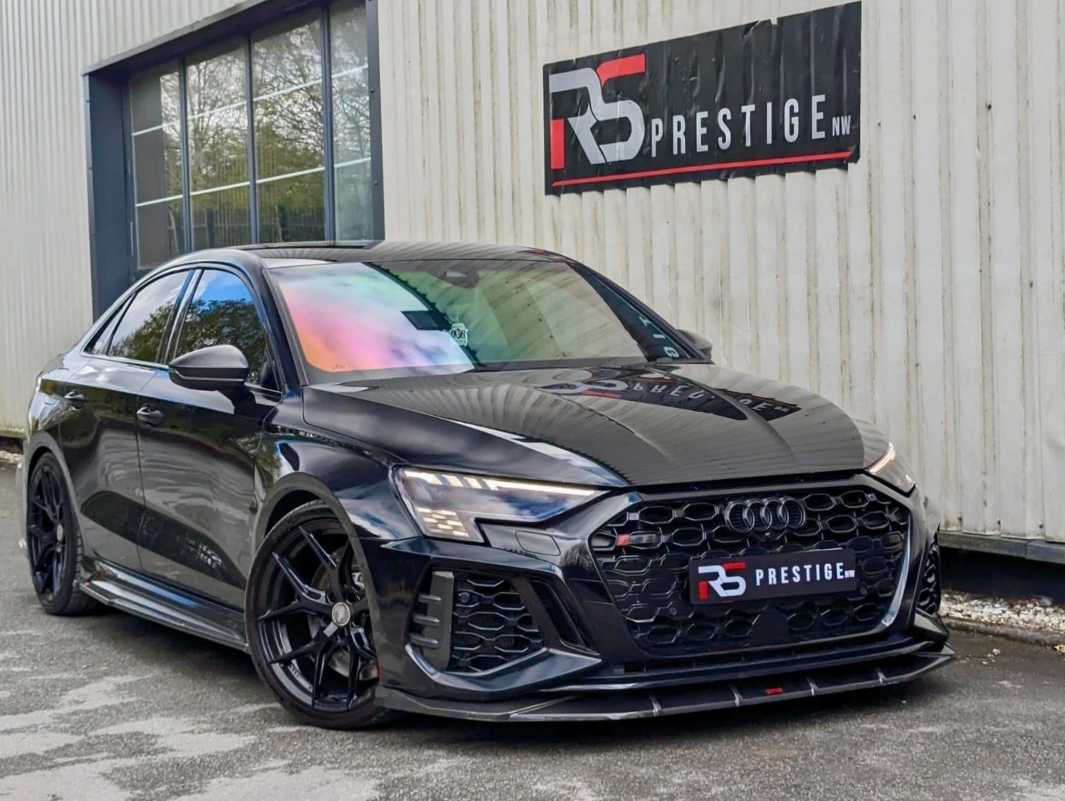 Audi RS3 8Y Project Blackout - Urban Automotive carbon styling
